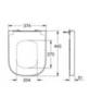 GROHE Euro 39330001 Сиденье для унитаза