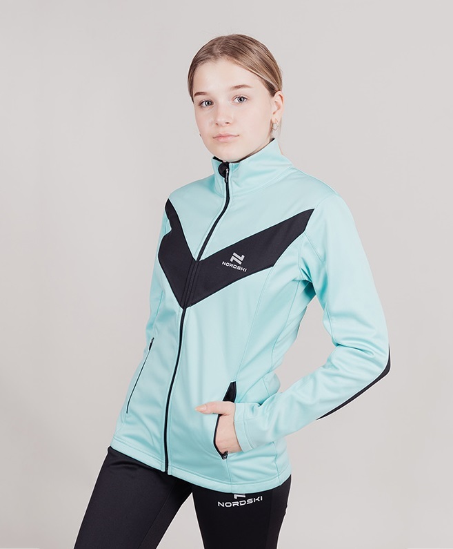Детский утепленный разминочный костюм Nordski Jr Base Active mint - 3