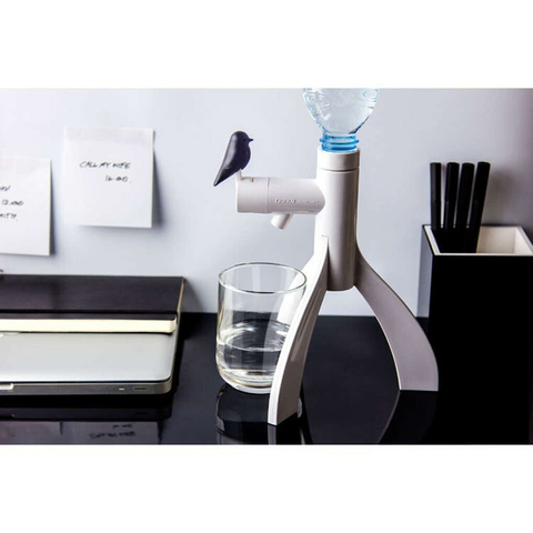 Диспенсер для воды настольный Thirsty Bird, 3 л, черный декор