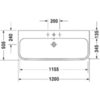 Duravit Happy D.2 2318120027 Раковина мебельная