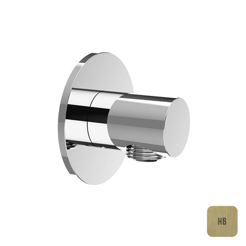 Almar E095040.HB Almar Вывод из стены для душевой лейки, цвет High Brass Brushed PVD