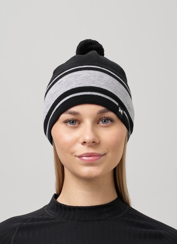 Лыжная шапка c шерстью Nordski Tone Stripe black