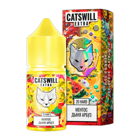 Жидкость CATSWILL EXTRA Salt 2% HARD 30 ml - Ментос Дыня Арбуз