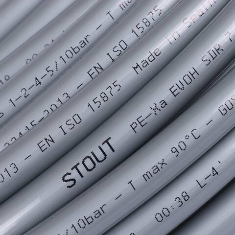 Труба 16х2,2 сшитый полиэтилен STOUT PE-Xa/EVOH 100м SPX-0001-001622