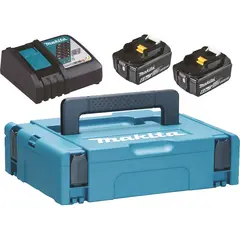 Два аккумулятора BL1860B и зарядное устройство DC18RC Makita 198116-4