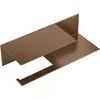 Boheme 10721-2-BRB Держатель для туалетной бумаги c полкой Qubic Brushed bronze
