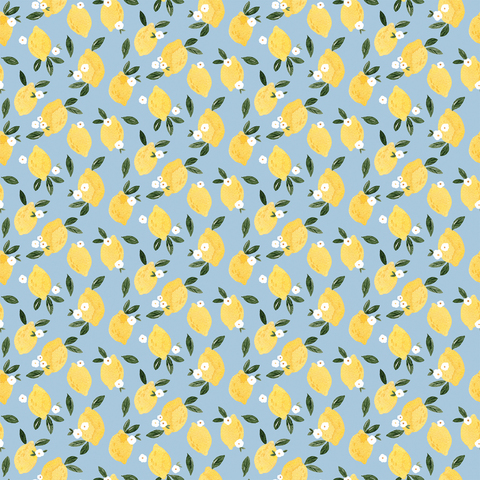 Лист двухсторонней бумаги Carta Bella - SUMMER - Lemonade Squeeze - 30x30