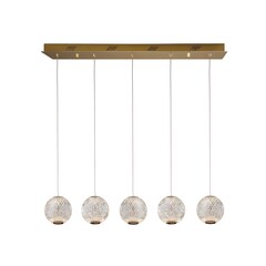 Линейный подвес Austral LED 5L золото