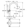 GROHE Atrio 25044003 Смеситель для ванны напольный