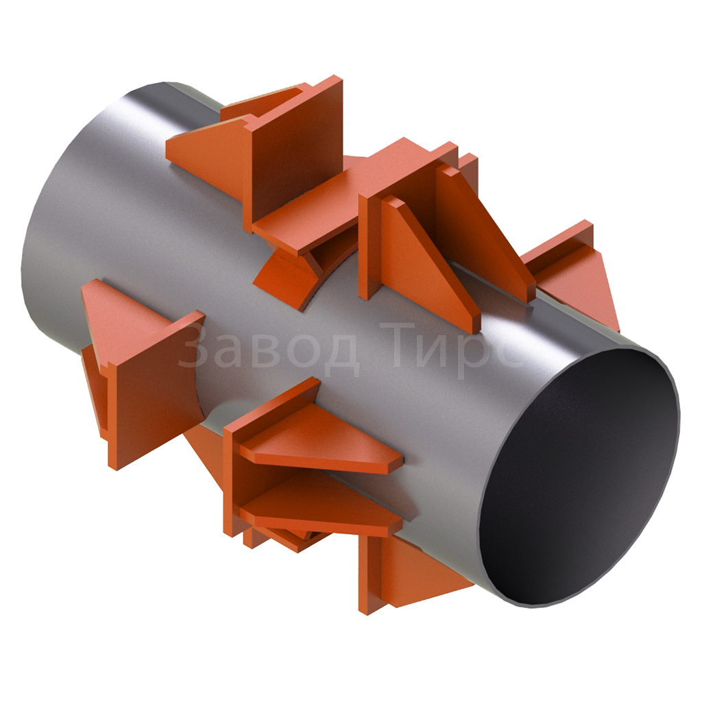 Опора неподвижная боковая Dн 219-1420 мм ТС-668.00.00