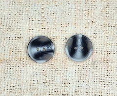 Пуговицы, d 2,8 см, 2 прокола, серый