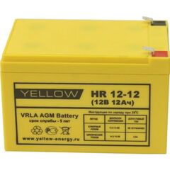 Аккумулятор YELLOW HR 12-12