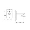GROHE Eurosmart Cosmopolitan E 36335SD0 Кран для раковины встраиваемый инфракрасный