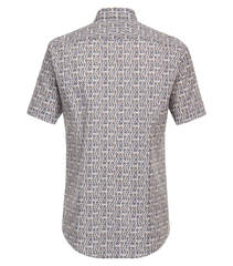 Сорочка мужская Venti Modern Fit 644250700-200 с орнаментом, короткий рукав