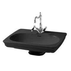 ArtCeram Civitas CIL001 03 00 Раковина подвесная, 68x49.5, цвет: чёрный фото