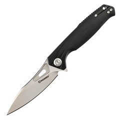 Фото Складной нож HARNDS Falcon black/satin, сталь BOHLER K110
