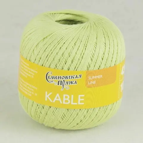 Пряжа Семеновская Kable (Кабле) 120435 тропик