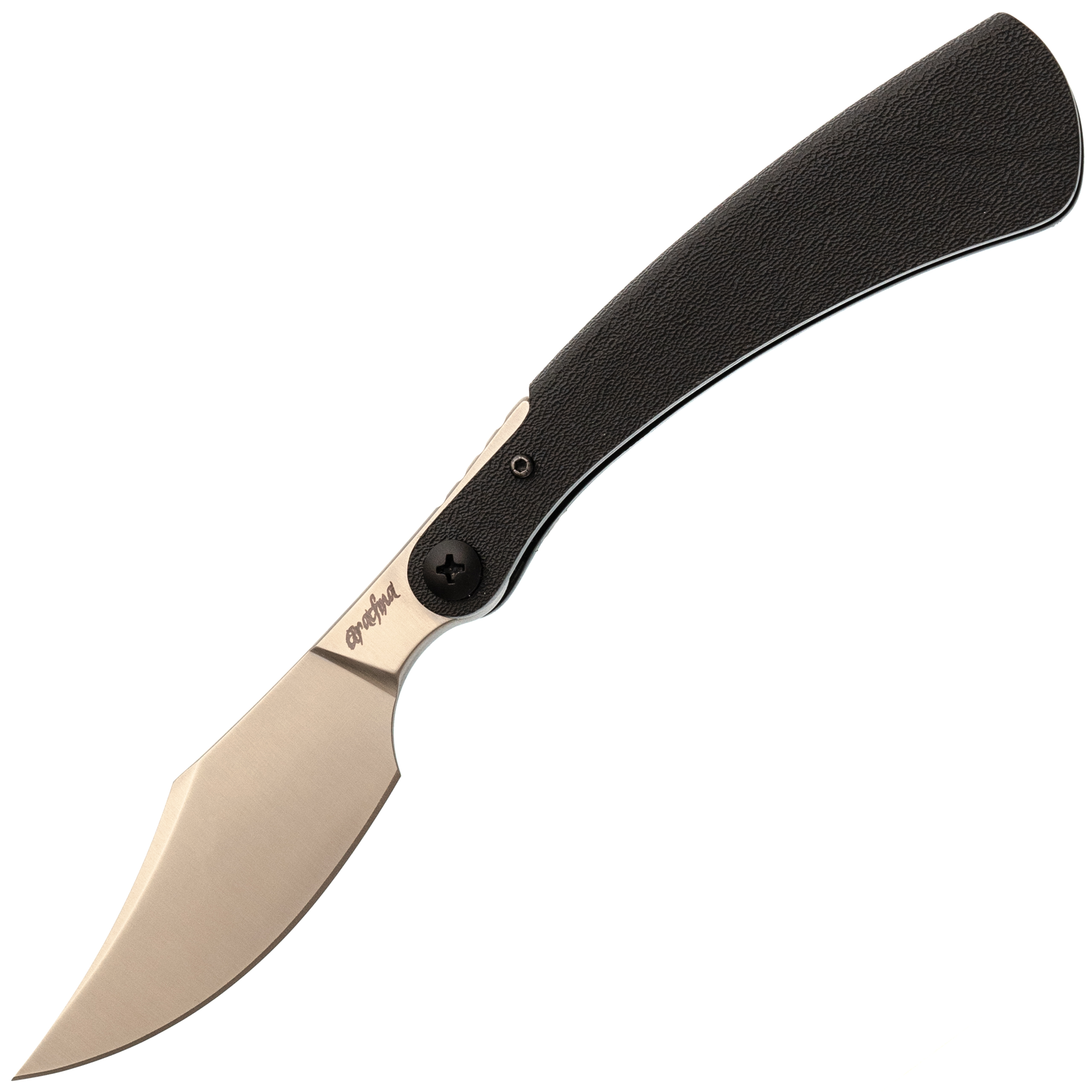 Нож Barmaley Knives Арахна боуи, сталь VG-10, рукоять кайдекс, черный