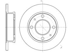 Диск тормозной G-brake  GR-01728
