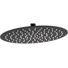 Boheme 422-B Верхний душ UNO Black 30cm  латунь фото
