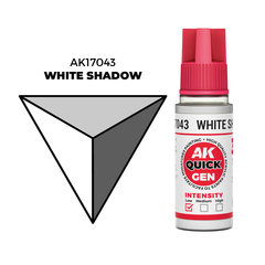 AK Interactive White Shadow Quick Gen - контрастная акриловая краска, 18 мл