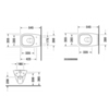 Duravit D-Code 25350900002 Чаша унитаза подвесного
