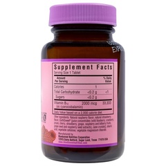 Bluebonnet Nutrition, Жевательные таблетки «EarthSweet», витамин B12, натуральный вкус малины, 2000 мкг, 90 шт.