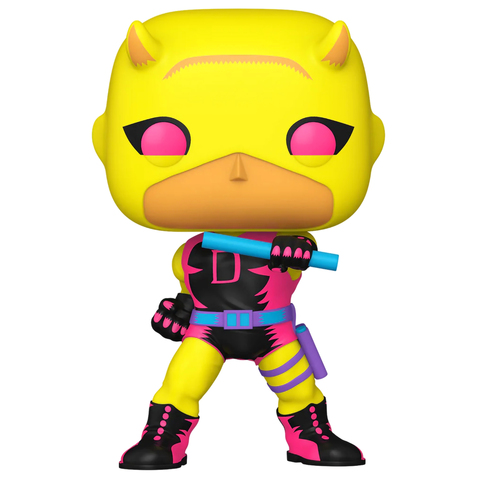 Funko POP! Marvel: Daredevil First Appearance Yellow/Red (BLKLT) (Exc) 10