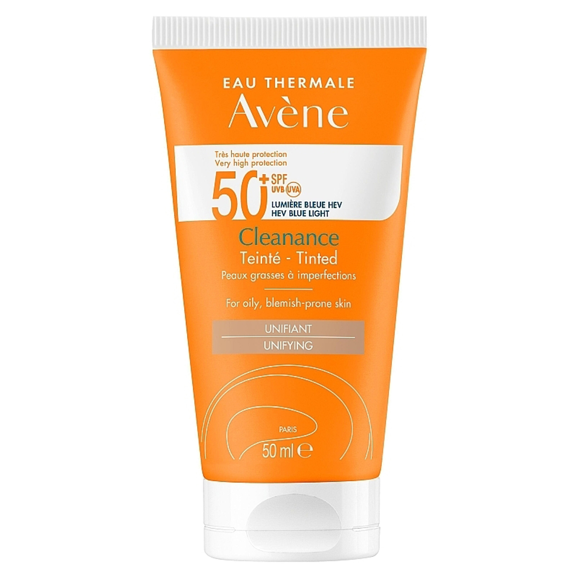 Солнцезащитный крем AVENE Cleanance SPF 50+ 50мл