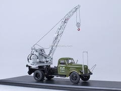 ZIL-164 Truck Crane LAZ-690 khaki-gray Start Scale Models (SSM) 1:43