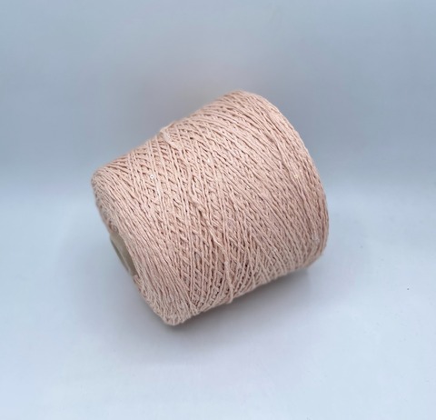 New MIll (пр.Италия), art-Urlo 150м/100гр, 100% Хлопок+ пайетка 6мм+3мм(прозрачная) , цвет- Абрикос, арт.34057