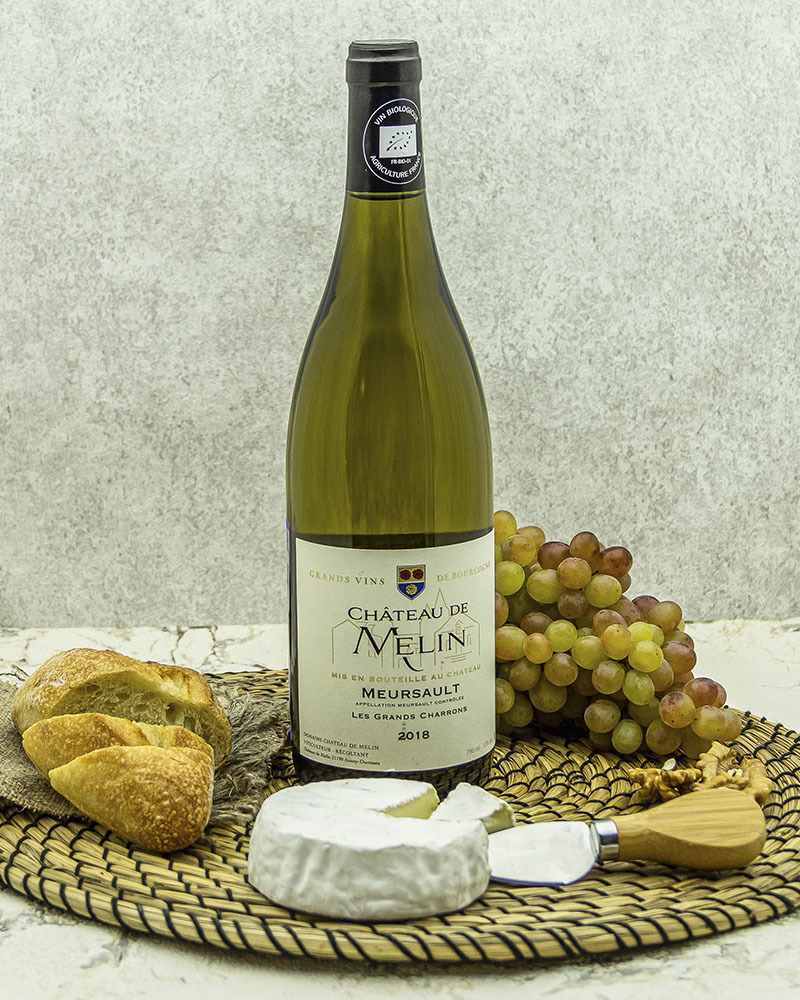 Вино Chateau De Melin Шато де Мелан Мерсо Ле Гран Шаррон Белое Сухое 2018 г.у. 12,5% 0,75 л, Франция