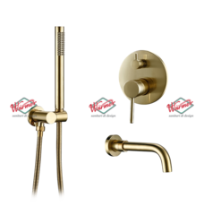 Комплект для ванны и душа Warmer Bronze Line 210135