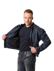 Ghost / Slim fit Cordura Denim стрейч / Серый
