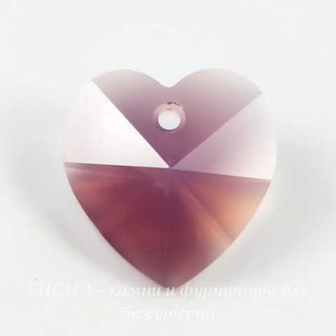 6202/6228 Подвеска Сваровски Сердечко Cyclamen Opal (14,4х14 мм) ()