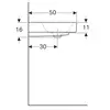 Geberit Citterio 500.544.01.1 Раковина 60x50см, белый