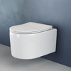 Ceramica Nova Moments CN3003 Подвесной унитаз c ультра тонким сидением и крышкой с функцией плавного закрытия, цвет: белый