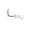 Hansgrohe Flexaplus 58141180 Слив-перелив