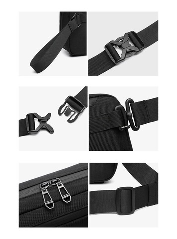 Картинка сумка для документов Ozuko 9673 Black - 12
