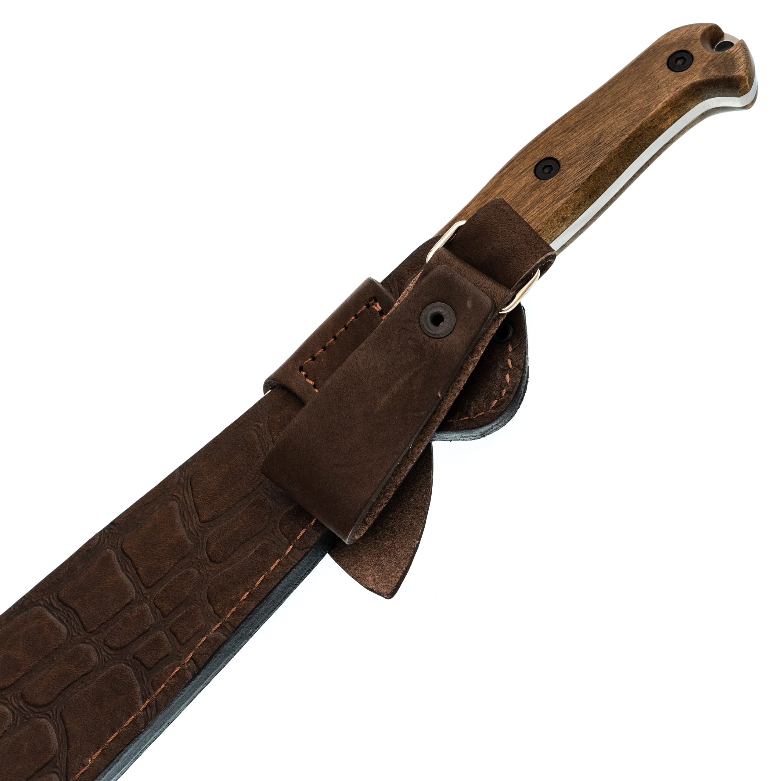 Мачете Kizlyar Supreme Bush Mate Convex, сталь AUS-8, рукоять орех