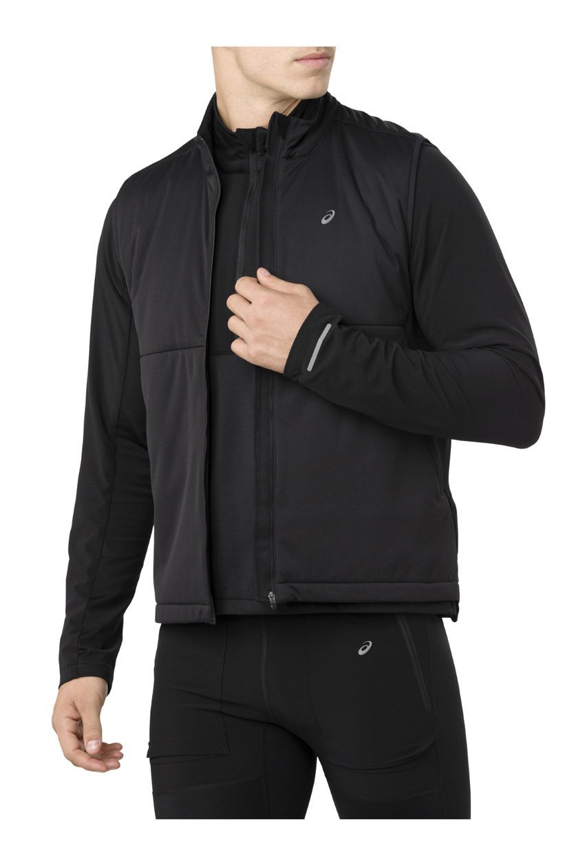 Asics System Vest беговой жилет мужской черный - 3