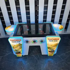 Детский игровой автомат с видеоигрой «Танчики»