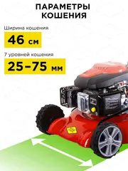 Газонокосилка бензиновая DDE LM 46-60 D (