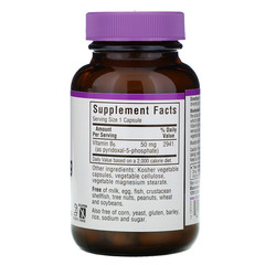 Bluebonnet Nutrition, P-5-P, 50 мг, 90 растительных капсул