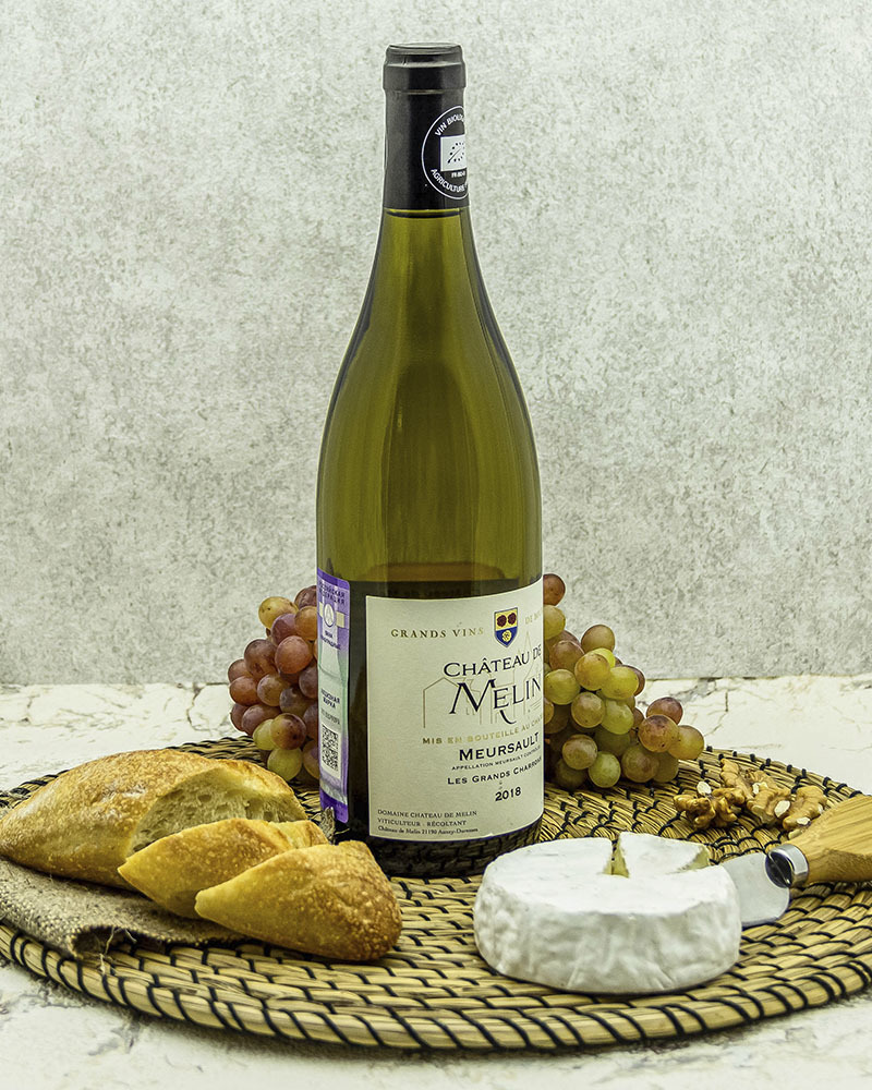 Вино Chateau De Melin Шато де Мелан Мерсо Ле Гран Шаррон Белое Сухое 2018 г.у. 12,5% 0,75 л, Франция