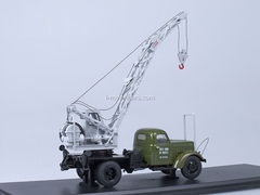 ZIL-164 Truck Crane LAZ-690 khaki-gray Start Scale Models (SSM) 1:43
