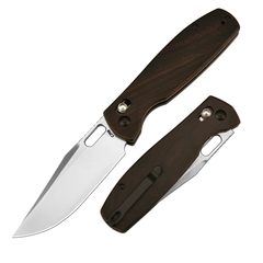 Фото Складной нож CJRB Prado, сталь AR-RPM9, рукоять ebony wood
