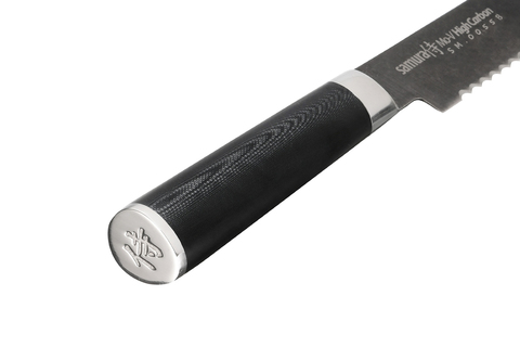 Нож кухонный для хлеба 230мм Samura Mo-V Stonewash SM-0055B/K