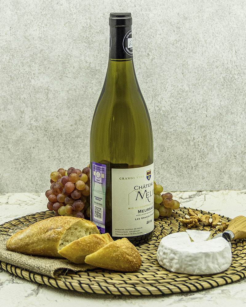 Вино Chateau De Melin Шато де Мелан Мерсо Ле Гран Шаррон Белое Сухое 2018 г.у. 12,5% 0,75 л, Франция