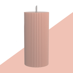 Декоративная свеча 7х15см SCANDYLAB Empire Beige SL-EM02